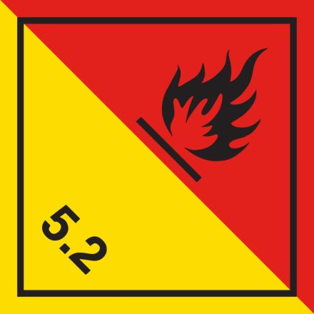 ADR 5.2 fekete 300x300 mm, vinyl