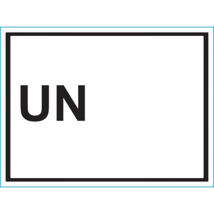 UN Korlátozott mennyiség SABLON 100x75mm, vinyl