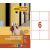 Íves etikett címke 93 x 98,6 mm (100 A4-es ív/doboz)