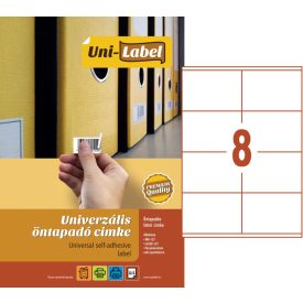 Íves etikett címke 105 x 71 mm (100 A4-es ív/doboz)