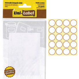   Office etikett, univerzális, öntapadó címke (25 x 25 mm) (60db/csomag)
