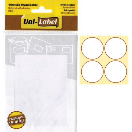 Office etikett, univerzális, öntapadó címke (50 x 50 mm) (60db/csomag)